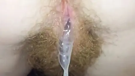 Redhead Hairy Wifes Slow Motion Creampie