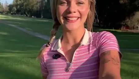Big Tits Blonde Gal Had A Golf Practice That Was Followed With Passionate Sex