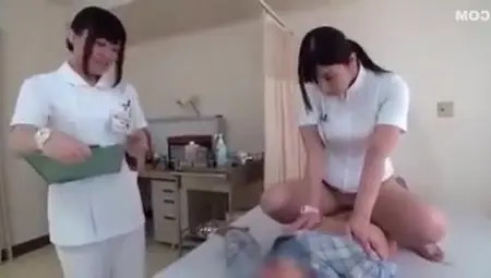 Japanese Nurse Gives Extra Care For The Patient