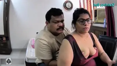 Indian Hubby Licks BBW Wife S Armpit On Webcam