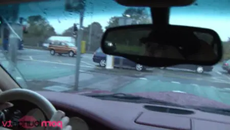 Blondes Suck Dong In Car & Get Screwed