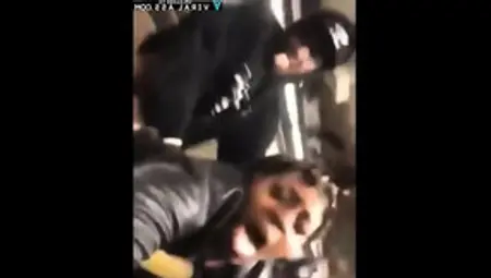 Thot Clapped At A Subway Station During Riots