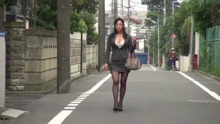Hottest Japanese Girl Rei Kitajima In Crazy Stockings, Blowjob JAV Clip