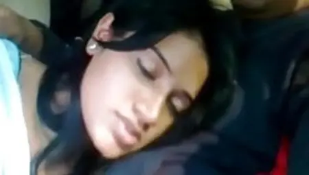 Desi Girl Handob In Car