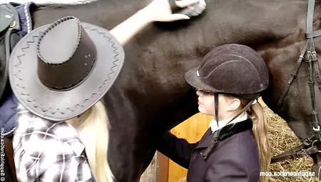 Aneta And Mya Go Down On Each Other At The Horse Ranch By Sapphic Erotica
