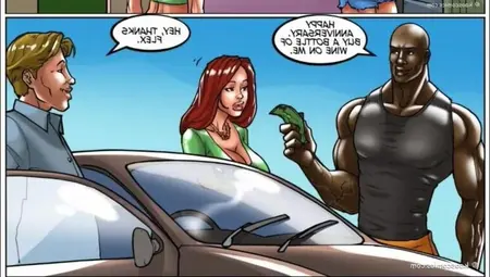 Naughty White Chicks Ravaged By Hung Black Studs In A Porn Comic