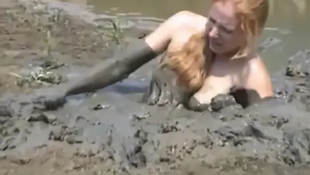 Black Dress In Mud