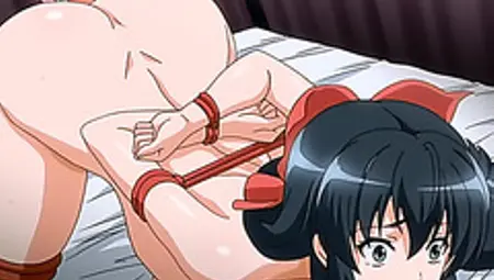 Tied Up Hentai Girl Gets Toyed And Ass Fucked