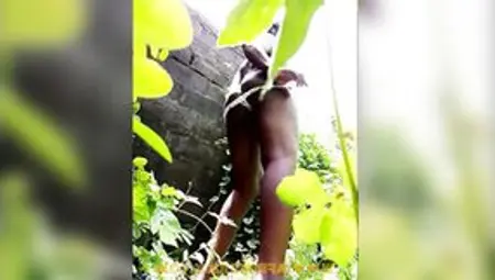 Afro Outdoor Body Exposed
