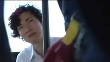 Cute Schoolgirl Seduced And Fucked By Boy Classmate On Bus