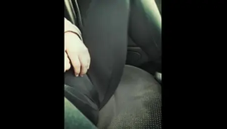 DONT TRY THIS! Having An Orgasm While Bf Drives. Dripping Yoga Pants