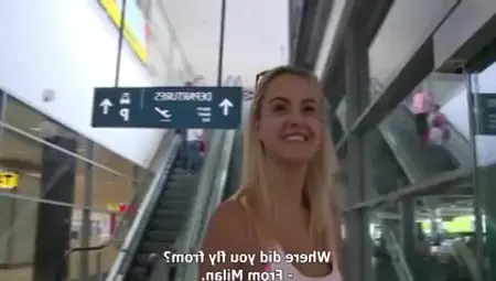 Blonde Girl From Airport