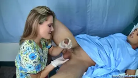 Hot Doctor Giving Him A Prostate Massage And Handjob