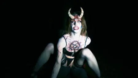 Fortuneteller Teenager In The Woods Turns Into A Succubus Insane For Satan Spunk