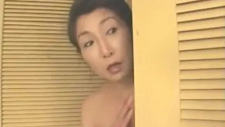 Mature Japanese Wife Gets Fucked In The Bathroom