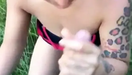Girl In Swimsuit Gets Fucked In Forest