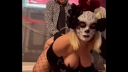 Fucking Milf At Halloween Party