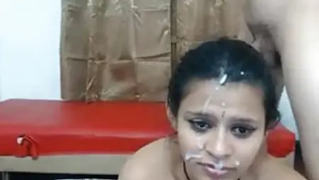 Indian Step Motherr Gets Sonns Facial Cum
