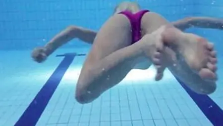 Absolute Underwater Golden-haired Angel Elena Proklova