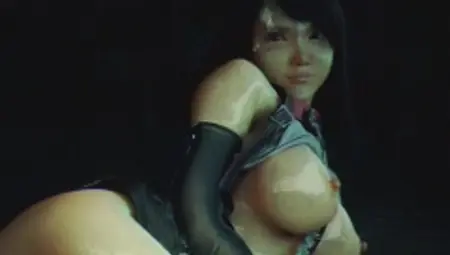 Final Fantasy's Tifa Gets Fucked In An Animated 3D CGI Porno