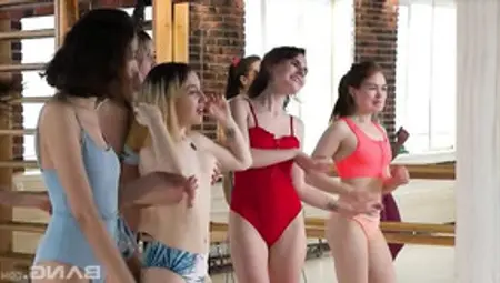 Aerobics Class Turns Into A Wild Lesbian Orgy!