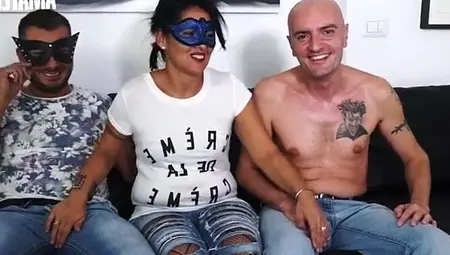 Amateur Scambisti Maturi - Amateur Italian Mature Ass Fucked In Threesome Casting, Natural Tits Video