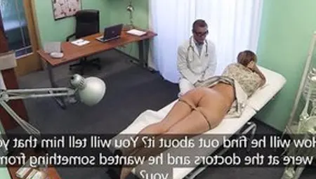 FAKE HOSPITAL - Doctor Accepts Hawt Russians Cunt As Payment When Insurance Wont Cover A Checkup