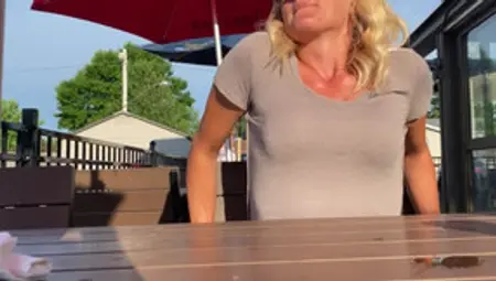 Sexy Milf Kara Wears Remote Vibrator And Butt Plug And Cums At Public Restaurant—CumPlayWithUs2