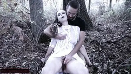 Halloween Film: He Finds Ghost Inside Woods, Offer Her New Life With Squirt And Facefucking