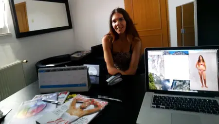 The Job Interview With A Nice Brunette Goes Wrong In The Hottest Way