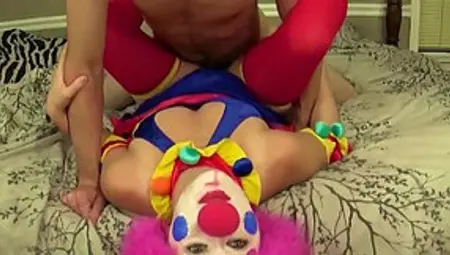 Clown Girl Fucked And Given Facial