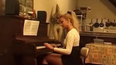Young Musician Ass Fucked During Piano Lesson