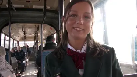 Young Girl Has Anal Sex On The Public Bus