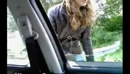 Hitch Hiker Pays Guy With A Nice Blowjob