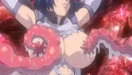 Pregnant Hentai With Huge Boobs Brutally Drilled By Tentacles Monster