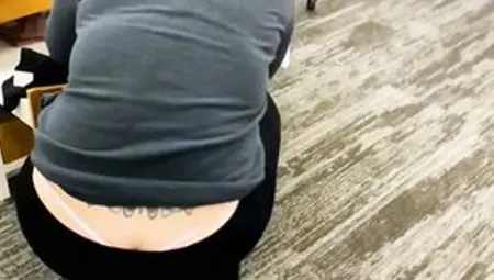 Mamma Obese Butt Public Wedgie And Whale Tail Shopping