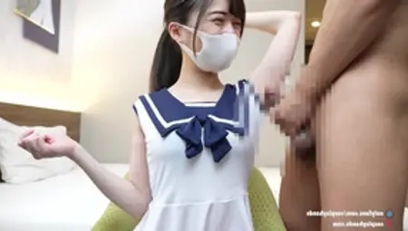 Japanese Girl Gives A Guy An Armpit Job Wearing Sailor Suits