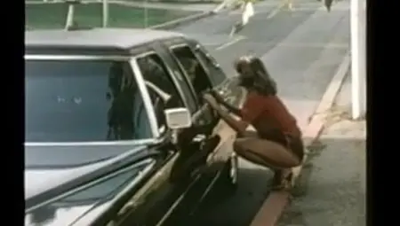 Female Hitchhiker Gets Limo Ride