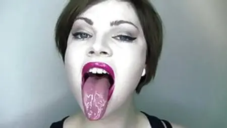 Long Tongue Miss ViVi Needs A Facial.