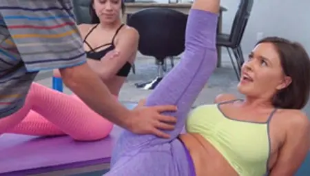 Are You Serious Mom? Yoga Stepmom Fucks My Bf And I Join