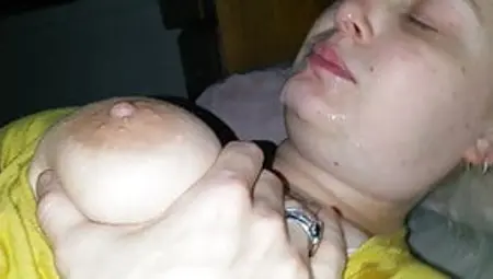 Eating Stranger&rsquo;s Cum Off Her Face As Bf Fucks And Creampies Her