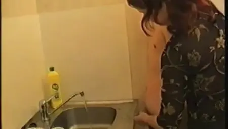 Russian Step Mom And Boy Having Sex In Kitchen