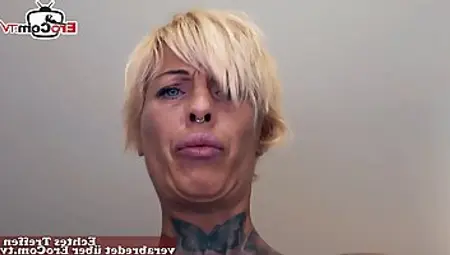 Vicky Is A Slutty Blonde Woman With Short Hair Who Likes To Suck Dicks And Ride Them