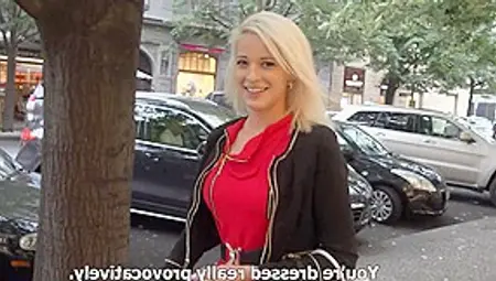 20-year-old Czech Next Door Girl Giving Head In The Car