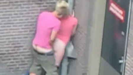 Friend Of Mine Fucks His Blonde GF On The Streets Of Amsterdam