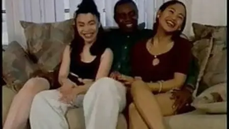 Black Cock Fucking Two Asian Girls, Satomi &amp; Vivian
