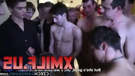 Mass Impregnation At Czech Gang Bang Party By