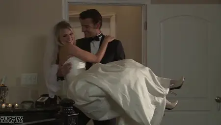 Just Married Couple Enjoys Each Other's Randy Bodies