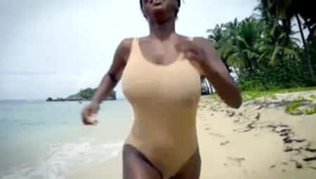Kiky Rucker Nice Boobs Babe Caribbean Show