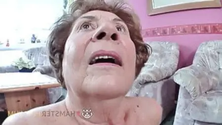 Hairy Old German Grandma Has A Hairy Pussy